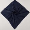 Lacivert Madame Polo 120 cm Medine İpeği Eşarp