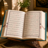 Orta Boy Kadife Kur’an-ı Kerim Elif-Vavlı Mühürlü - Hayrat Neşriyat