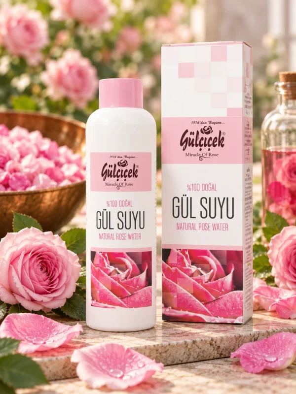200 ml Gülçiçek doğal gül suyu kutulu ürün
