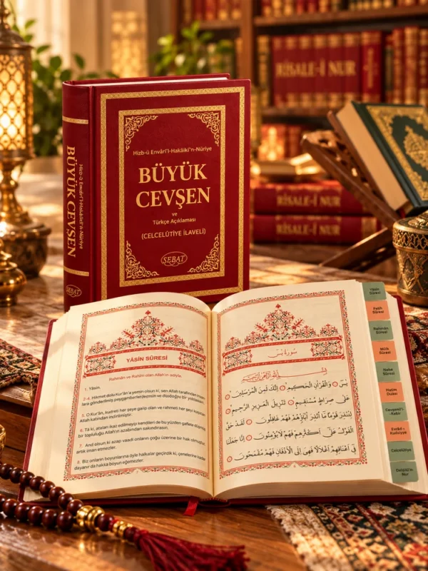 Büyük Cevşen ve Türkçe Meali – Celcelutiye İlaveli-Çanta Boy