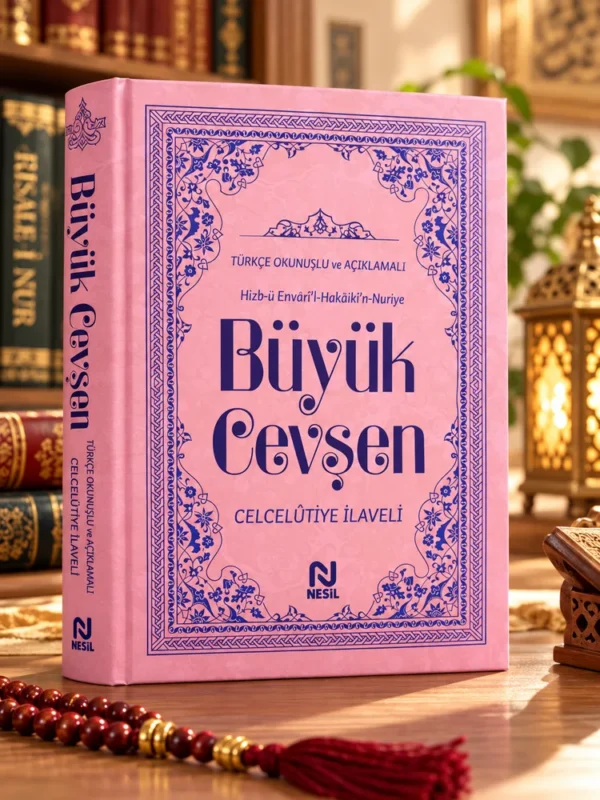 Büyük Cevşen Türkçe Okunuşlu ve Açıklamalı – Celcelûtiye İlaveli- Çanta Boy