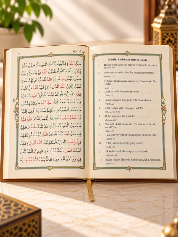 Çanta Boy Büyük Cevşen (Mealli) – 6 Renk Baskı-Hayrat Neşriyat