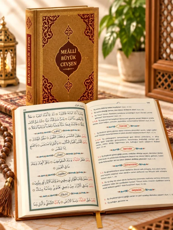 Çanta Boy Büyük Cevşen (Mealli) – 6 Renk Baskı-Hayrat Neşriyat