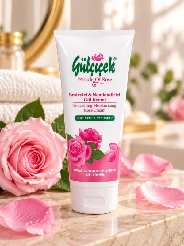 Gülçiçek 100 ml Besleyici Nemlendirici Aloe Vera Gül Kremi