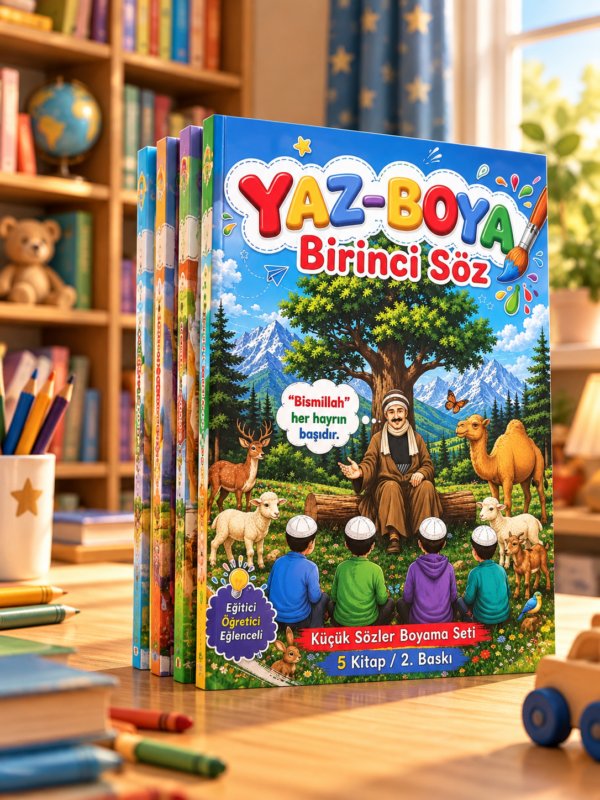 Yaz-Boya Küçük Sözler Boyama Seti – 5 Kitap