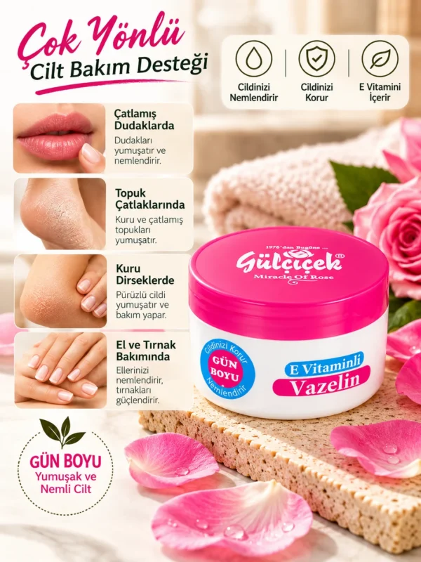 Gülçiçek 100 ml E Vitaminli Vazelin