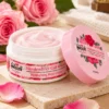 Gülçiçek 100 ml Nemlendirici Gül Kremi açık ve kapaklı görünüm
