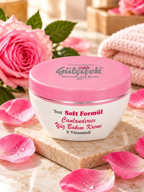 Gülçiçek 150 ml Yeni Soft Formül Canlandırıcı Yüz Bakım Kremi