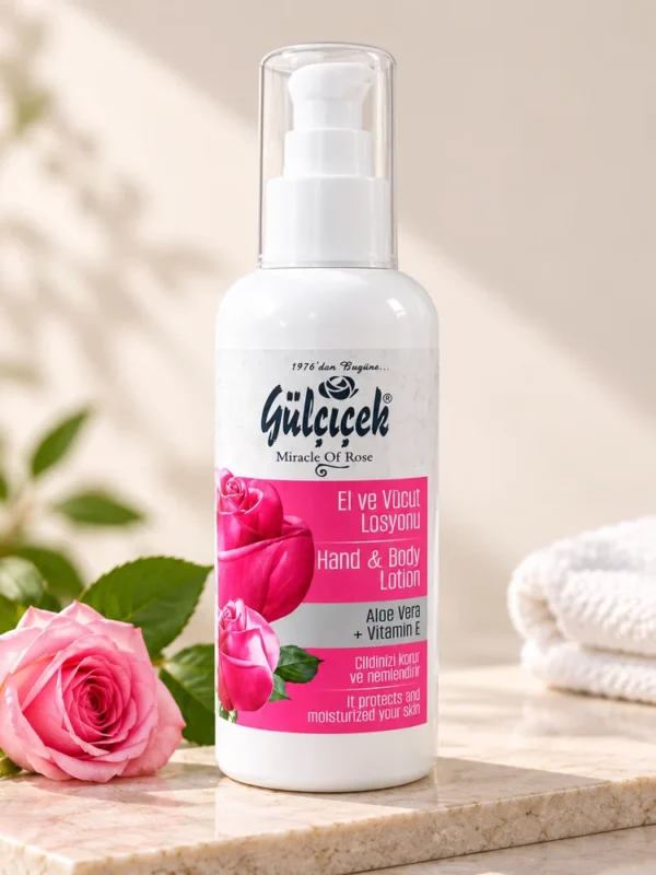 Gülçiçek 200 ml E Vitaminli El ve Vücut Losyonu