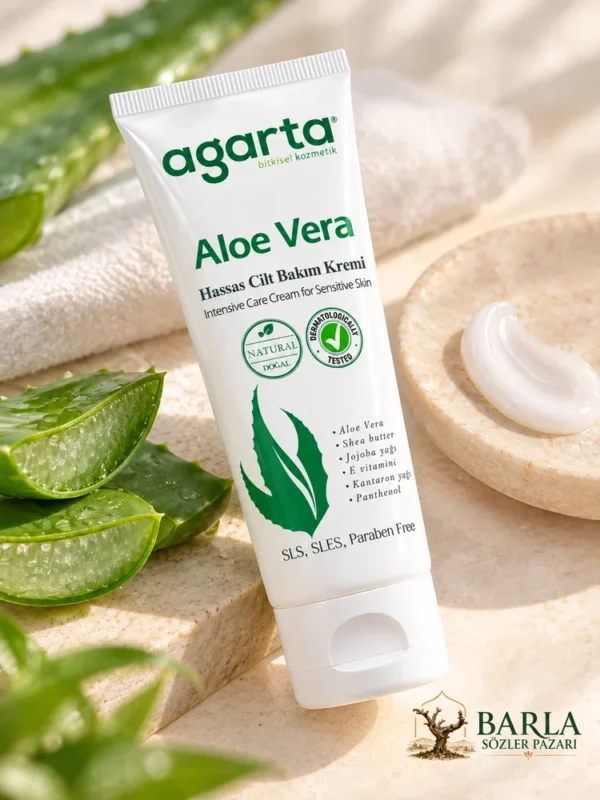 Agarta Aloe Vera Cilt Kremi 75 ML doğal cilt bakım kremi