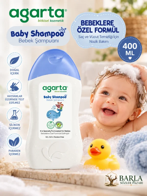 Agarta Erkek Bebek Şampuanı 400 ML Saç ve Vücut