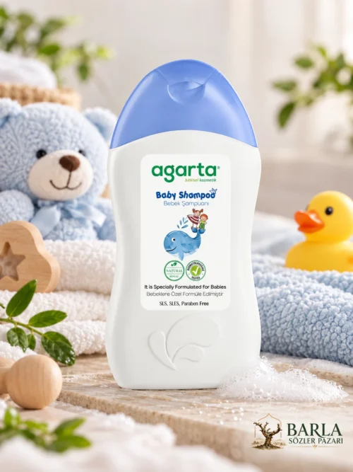 Agarta Doğal Erkek Bebek Şampuanı Saç ve Vücut 400 ML