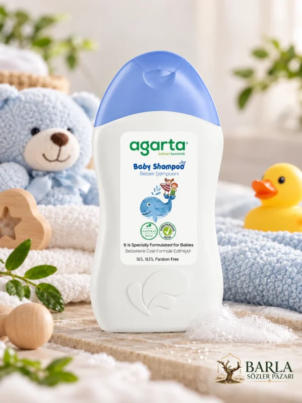 Agarta Doğal Erkek Bebek Şampuanı Saç ve Vücut 400 ML