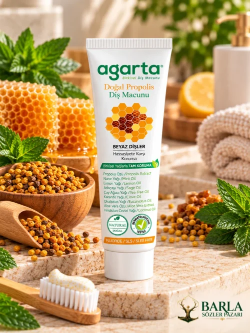 Agarta propolis özlü florürsüz diş macunu