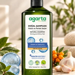 Agarta Doğal Şampuan Güçlü ve Parlak Saçlar İçin 400 ML