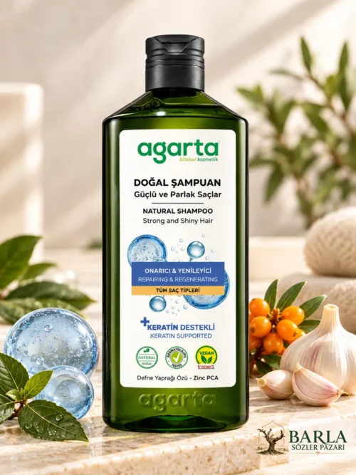 Agarta Doğal Şampuan Güçlü ve Parlak Saçlar İçin 400 ML