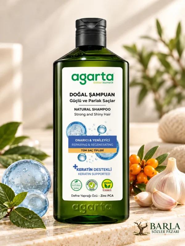 Agarta Doğal Şampuan Güçlü ve Parlak Saçlar İçin 400 ML