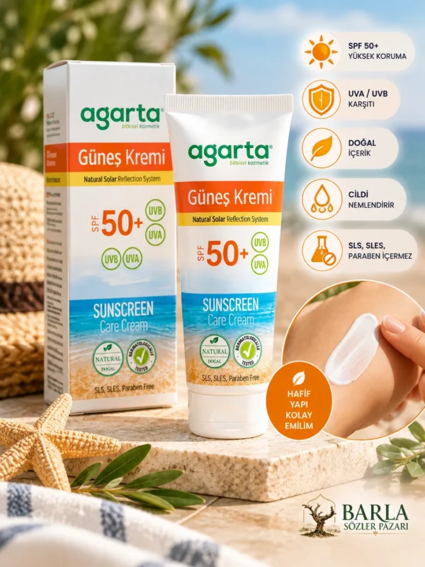 Agarta Güneş Kremi SPF 50+ 100 ML güneş koruyucu