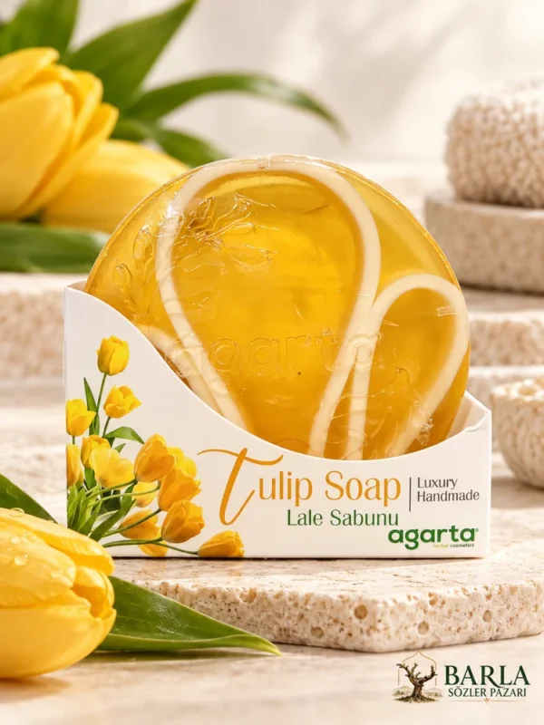 Agarta Doğal Lale Sabunu 150 g ürün özellikleri ve ambalajı