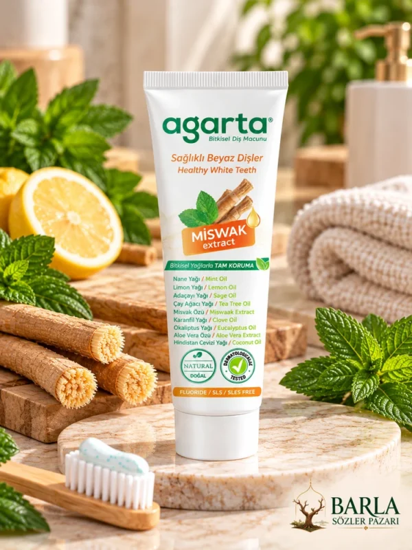 Agarta doğal misvak özlü diş macunu 100 ml 130 gr