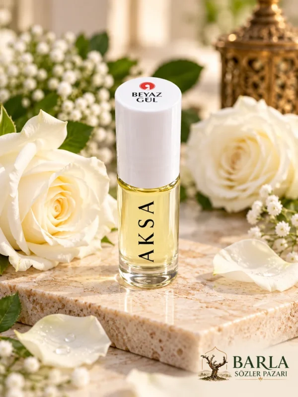 Aksa Esans Çiçek Kokuları 5 ml Beyaz Gül roll-on esans