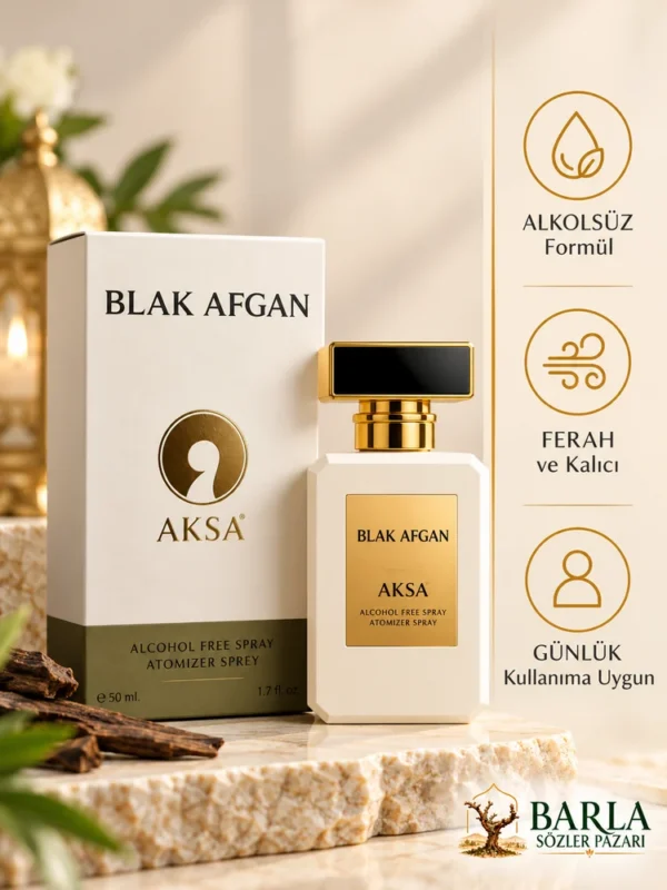 Aksa Blak Afgan 50 ml alkolsüz parfüm özellikleri