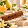 Aksa BYDAY NECTAR 9 ml Roll-On Esans kahverengi kılıf ve gümüş kapak yakın çekimi