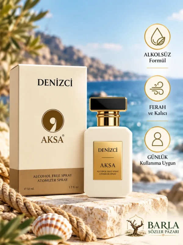Aksa Denizci 50 ml alkolsüz parfüm spreyi ürün özellikleri