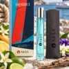 Aksa DENİZCİ 9 ml Roll-On Esans kutusu ve turkuaz şişesi