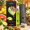 Aksa Gaza Roll-on Esans 9 ml siyah kutusu ve gri kılıflı şişesi