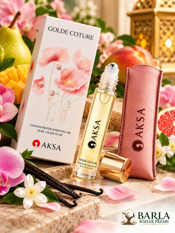 Aksa Golde Coture Roll-on Esans meyvemsi ve çiçeksi koku konseptli ürün görseli