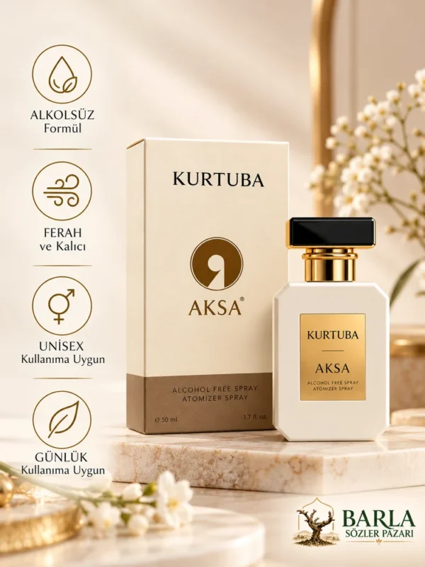 Aksa Kurtuba 50 ml alkolsüz unisex parfüm spreyi ürün özellikleri