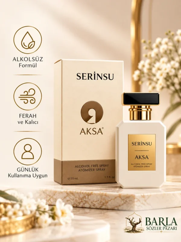 Aksa Serinsu 50 ml alkolsüz parfüm spreyi ürün özellikleri
