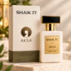 Aksa Shaik 77 50 ml alkolsüz parfüm spreyi kutusu ve şişesi