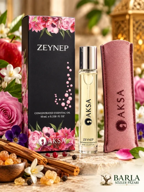 Aksa Zeynep Roll-On Esans 9 ml kutusu ve roll-on şişesi