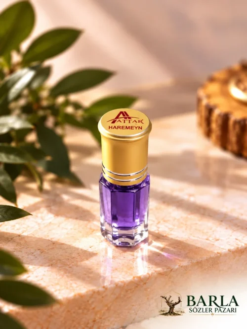 Attar Haremeyn 3 ml alkolsüz esans cam şişe