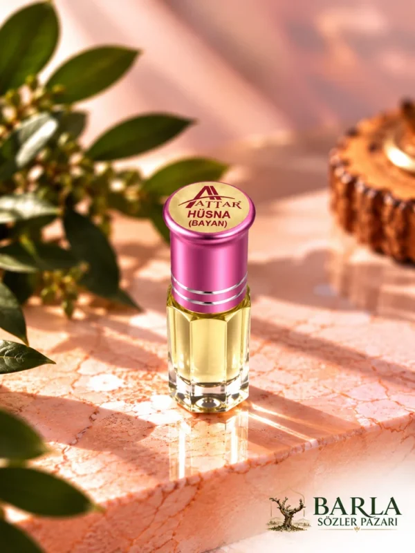 Attar Hüsna Bayan 3 ml Alkolsüz Esans cam şişe