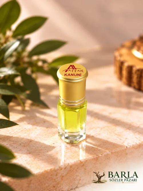 Attar Kanunî 3 ml alkolsüz esans cam şişe