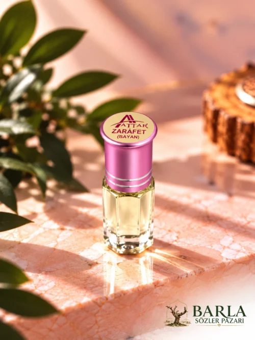 Attar Zarafet Bayan 3 ml Alkolsüz Esans cam şişe