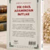Zübeyir Gündüzalp Bir Dâvâ Adamından Notlar kitabı arka kapak ve sırt görünümü