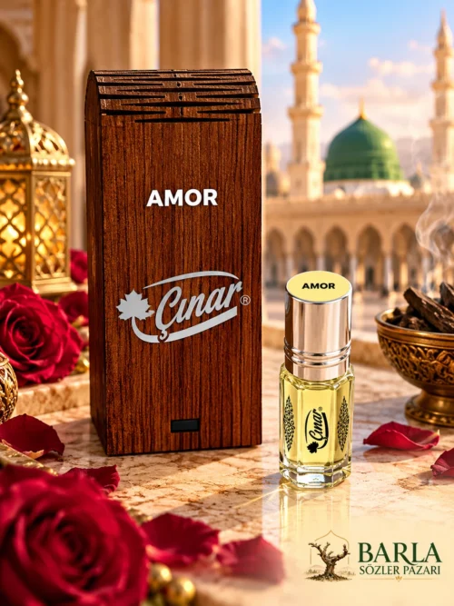 Çınar Amor alkolsüz esans 3 ml özel ahşap kutulu