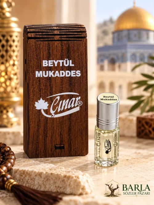 Çınar Beytül Mukaddes 3 ml alkolsüz esans özel ahşap kutulu