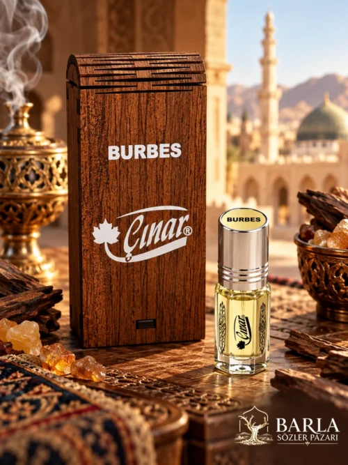 Çınar Burbes 3 ml alkolsüz esans özel ahşap kutulu roll-on şişe
