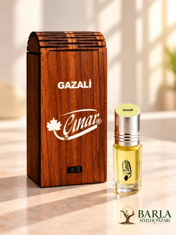 Çınar Gazali 3 ml alkolsüz esans özel ahşap kutulu