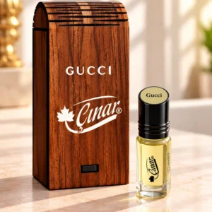 Çınar Gucci 3 ml Alkolsüz Esans – Özel Ahşap Kutulu