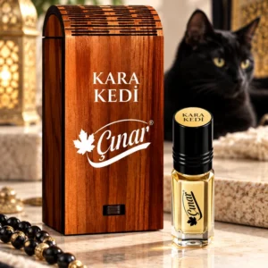 Çınar Kara Kedi 3 ml alkolsüz esans özel ahşap kutulu