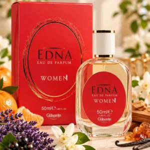 Gülsemin Edna Eau de Parfum Women 50 ml kadın parfümü ve kırmızı kutusu