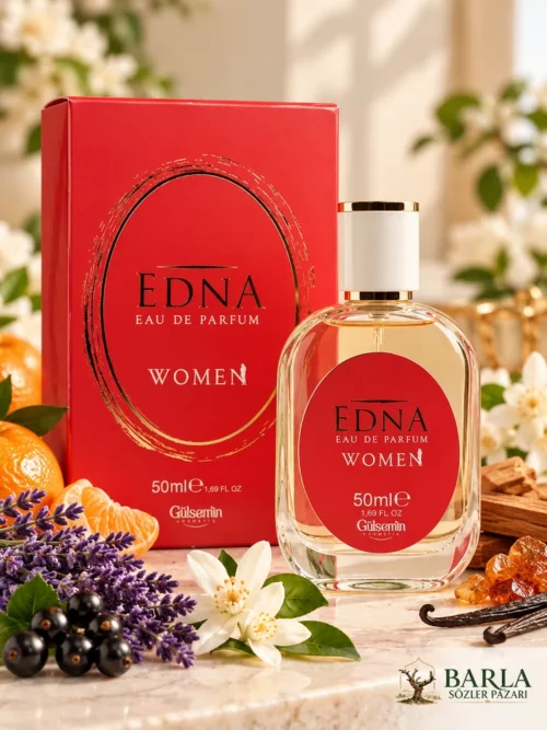 Gülsemin Edna Eau de Parfum Women 50 ml kadın parfümü ve kırmızı kutusu