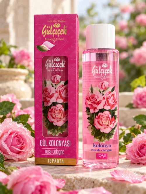 Gülçiçek Gül Kolonyası 250 ml Isparta gül kokulu kolonya