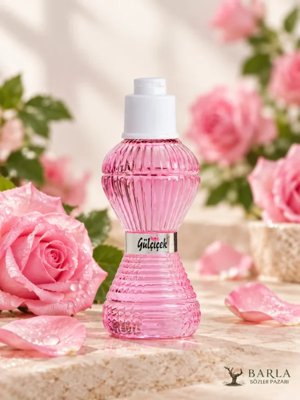Gülçiçek Gül Kolonyası 50 ml pembe şişe